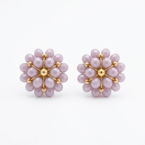 Aretes Doble Flor Small